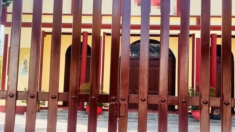 Nơi xảy ra sự việc. (Ảnh: Công an cung cấp)