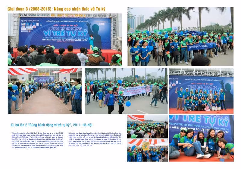 Bức ảnh được trưng bày tại Triển lãm ảnh 20 năm thành lập và phát triển Câu lạc bộ Gia đình người tự kỷ Hà Nội. (Ảnh: Nhân vật cung cấp)