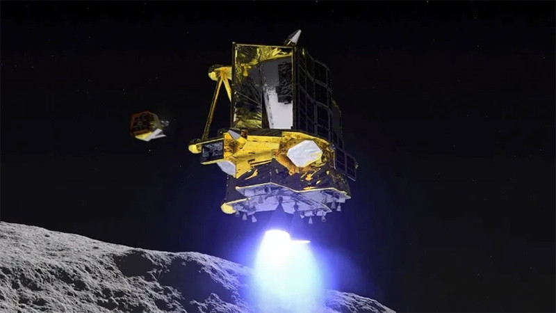 Tàu đổ bộ thông minh khảo sát Mặt Trăng (SLIM) của Nhật Bản. (Nguồn: JAXA)