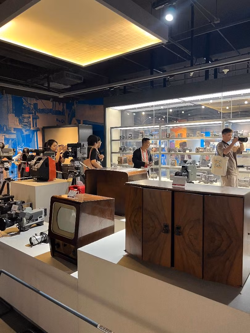 Một gian trưng bày của Bảo tàng Truyền thông Trung Quốc.