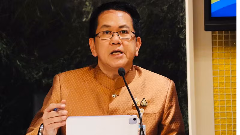 Người phát ngôn Chính phủ Thái Lan Jirayu Houngsub. Ảnh: Văn phòng Thủ tướng Thái Lan