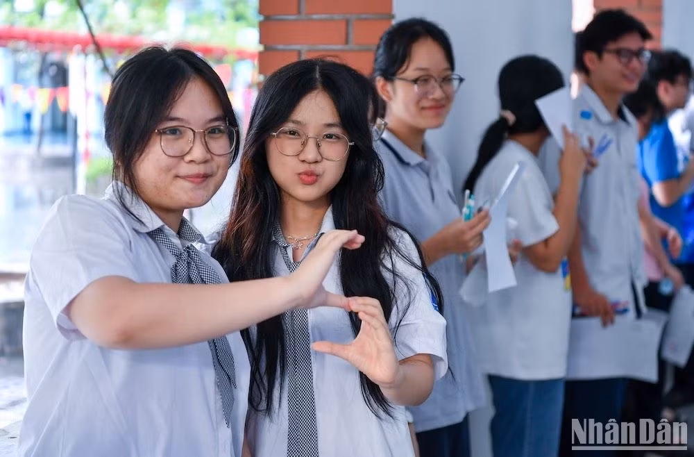 Thí sinh tại Kỳ thi tốt nghiệp THPT năm 2024 (Ảnh: TRẦN BÁCH)