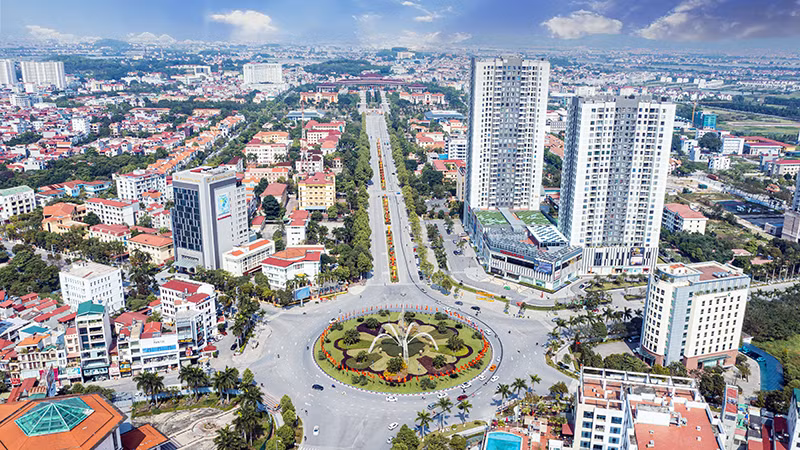 Một góc thành phố Bắc Ninh.