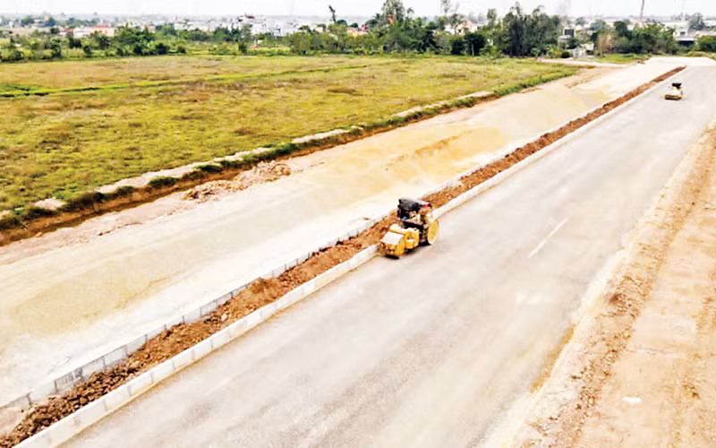Dự án đường vành đai phía nam ở tỉnh Thái Bình có tiến độ giải ngân nhanh, đến nay khối lượng thi công đã đạt 70% so với kế hoạch.