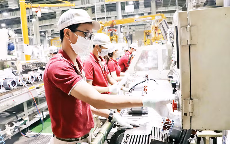 Sản xuất tại một doanh nghiệp FDI ở tỉnh Đồng Nai.