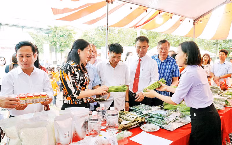 Các phiên chợ an toàn do Hội Nông dân tỉnh tổ chức là một kênh bán hàng uy tín được người dân lựa chọn.