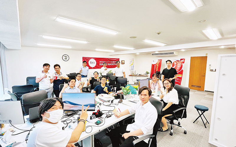 Nhiều doanh nghiệp xuất khẩu phần mềm Việt Nam tìm được cơ hội tại Nhật Bản. (Ảnh Rikkeisoft)