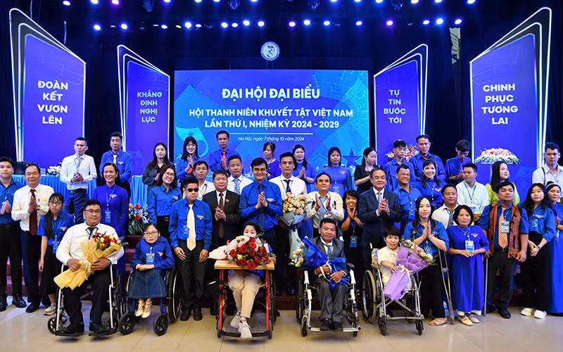 Ban Chấp hành Hội Thanh niên khuyết tật Việt Nam khóa I, nhiệm kỳ 2024-2029 ra mắt.