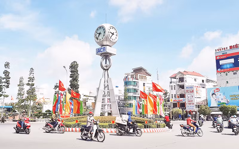 Công viên 30/4 tại trung tâm thành phố Sóc Trăng (tỉnh Sóc Trăng) được phủ sóng wifi miễn phí.