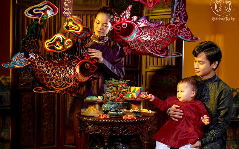 Những chiếc đèn xưa được làm tỉ mỉ, cầu kỳ đang trở lại trong mùa Trung thu.