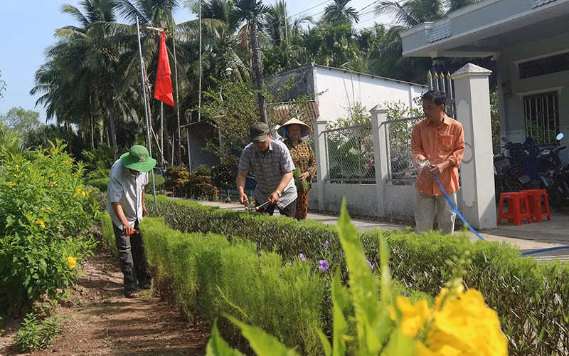 Phong trào xây dựng nông thôn mới kiểu mẫu lan tỏa mạnh mẽ tại tỉnh Sóc Trăng.