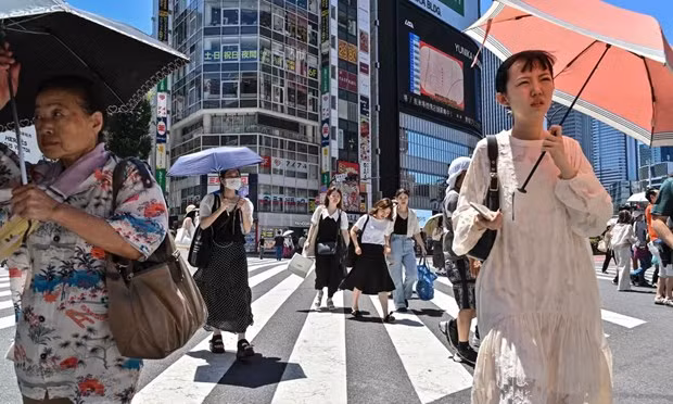 Nhiệt độ trung bình trong tháng 9 của Khu vực Bắc và Đông Nhật Bản tăng 3,1 độ C. (Nguồn: AFP/Getty Images)