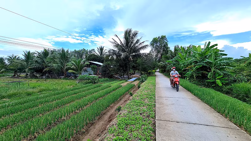 Vùng quê xã Trần Hợi (huyện Trần Văn Thời, tỉnh Cà Mau) khang trang, sạch hơn nhờ sự tương trợ, góp công, góp sức tương trợ nhau của hội viên phụ nữ.