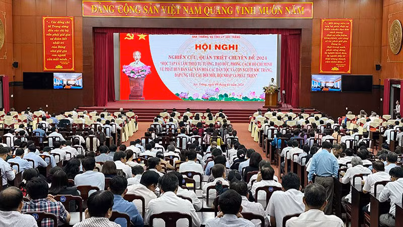 Sóc Trăng quán triệt chuyên đề học tập và làm theo tư tưởng, đạo đức, phong cách Hồ Chí Minh năm 2024