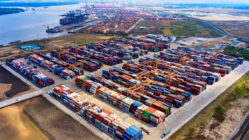 Cảng Cái Mép. (Nguồn: TTXVN)