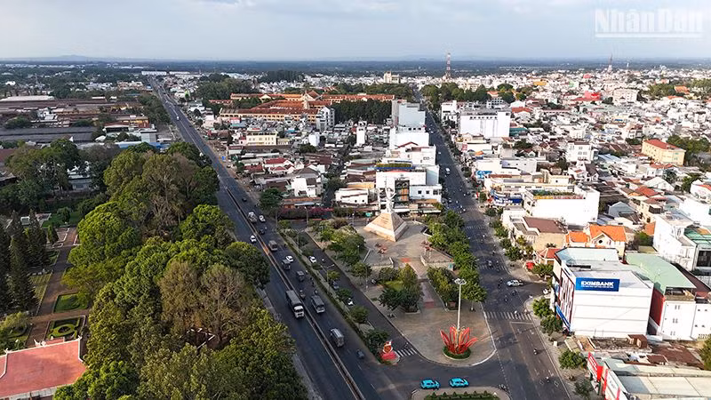 Một góc thành phố Long Khánh.