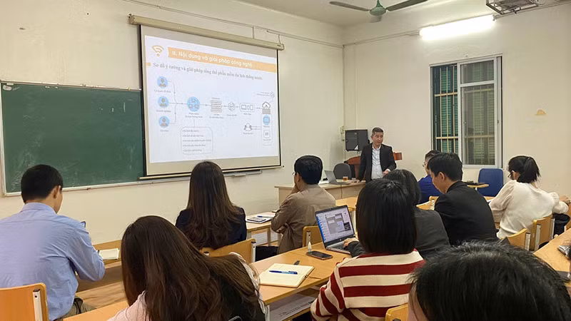 Công ty Cổ phần IGB tập huấn giải pháp tổng thể phần mềm du lịch thông minh cho cán bộ, giảng viên Khoa Du lịch và Ngoại ngữ, Học viện Nông nghiệp Việt Nam.
