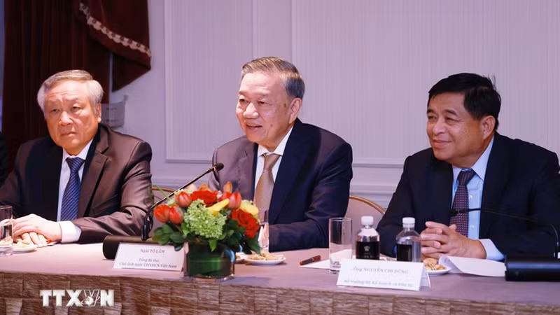 Tổng Bí thư, Chủ tịch nước Tô Lâm phát biểu. (Ảnh: TTXVN)