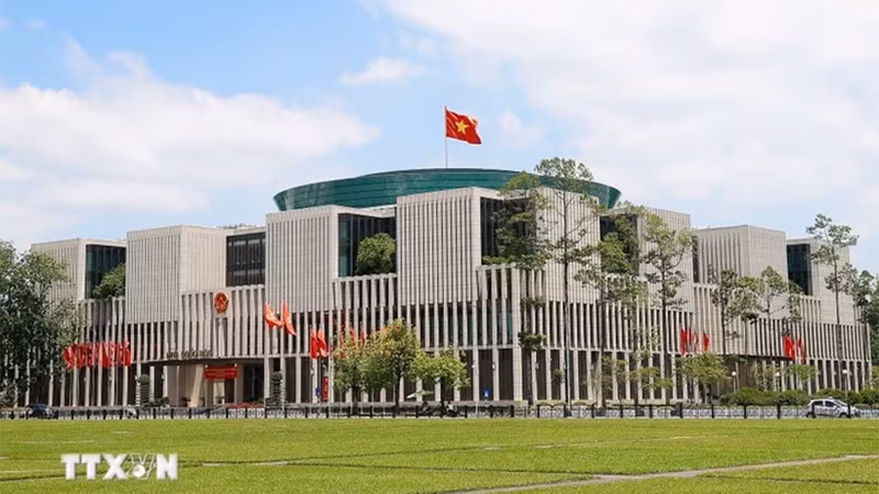 Nhà Quốc hội. (Ảnh: TTXVN)