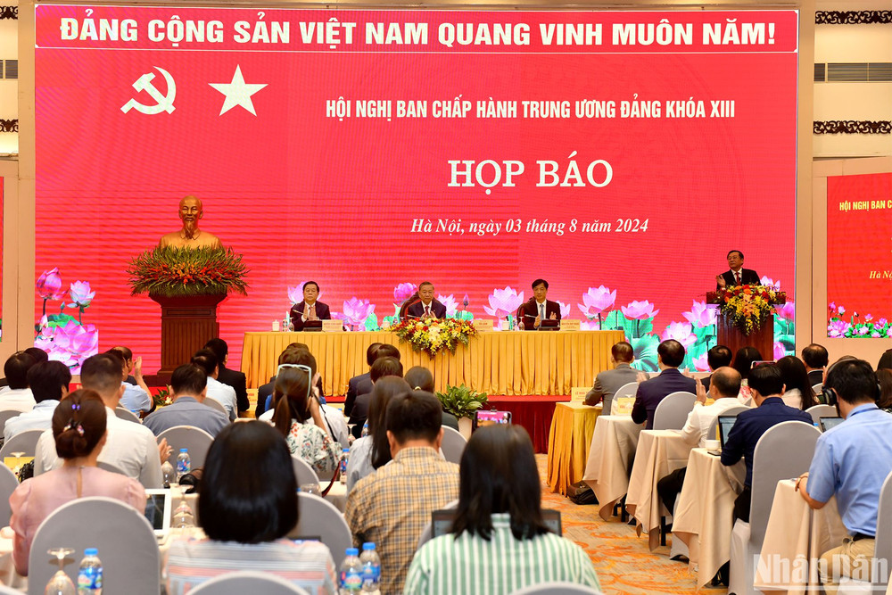 Ban Chấp hành Trung ương Đảng tổ chức Họp báo dưới sự chủ trì của Tổng Bí thư, Chủ tịch nước Tô Lâm.