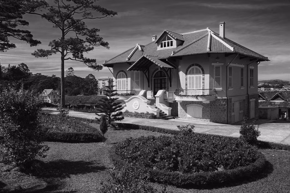 Nghệ thuật kiến trúc biệt thự Đà Lạt. (Ảnh: Lý Hoàng Long)