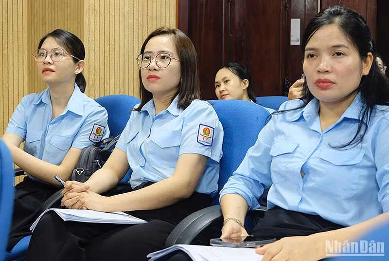 Đại diện Hội đồng Đội các tỉnh, thành phố tham dự Hội nghị.