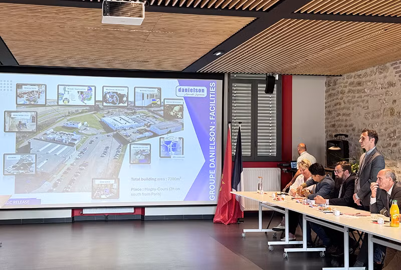 Các doanh nghiệp Pháp đề xuất hợp tác với Thái Bình trong lĩnh vực công nghiệp, môi trường và đào tạo. Ảnh: MINH DUY