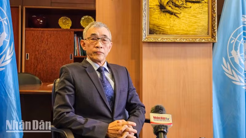 Phó Tổng giám đốc UNESCO Xing Qu khẳng định: Chuyến thăm của Tổng Bí thư, Chủ tịch nước Tô Lâm thể hiện sự tin tưởng và kỳ vọng của Việt Nam đối với UNESCO. (Ảnh: MINH DUY) 