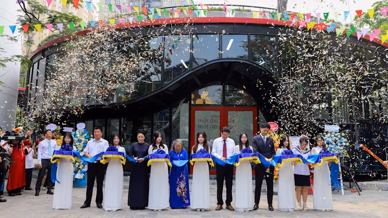 Lễ khánh thành Thư viện Văn Như Cương.