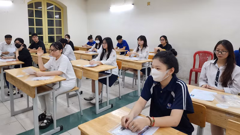 Thí sinh cần phân bổ thời gian làm bài hợp lý.