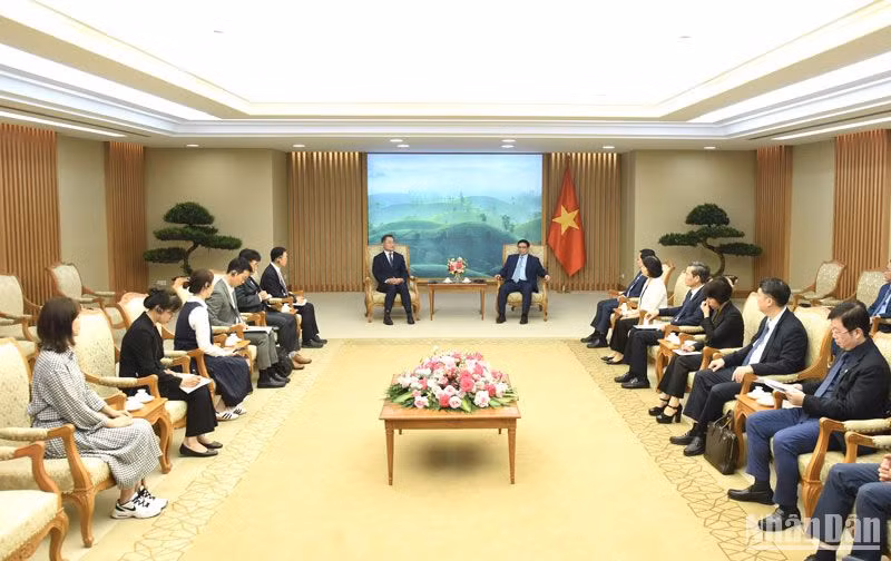 Quang cảnh buổi tiếp.