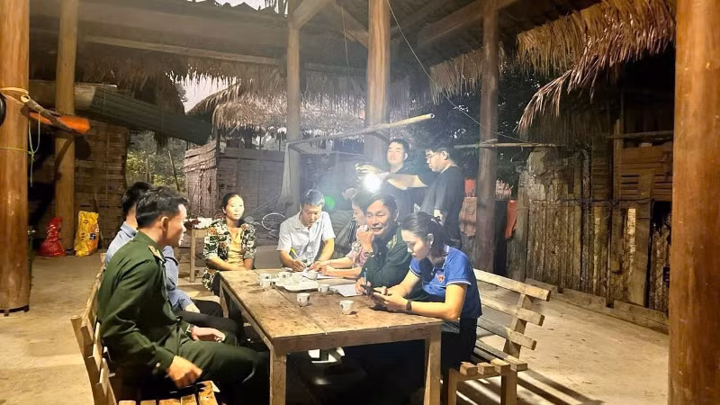 Hình ảnh trong quá trình ghi hình bộ phim.