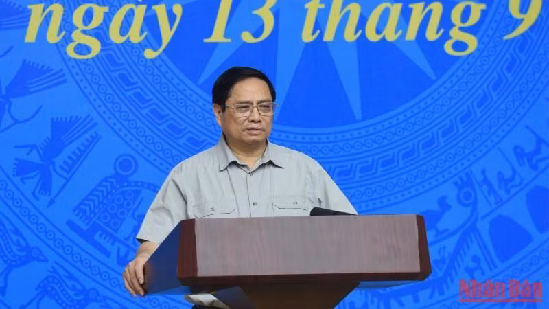 Thủ tướng Phạm Minh Chính phát biểu khai mạc phiên họp.