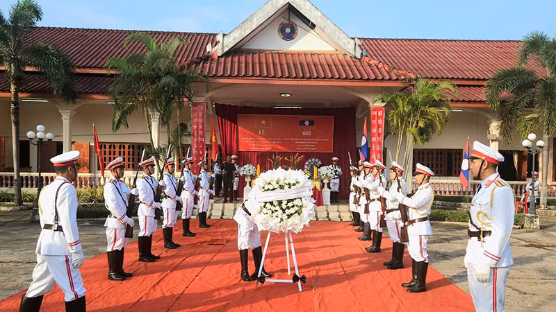 Quang cảnh buổi lễ. Ảnh: Trịnh Dũng