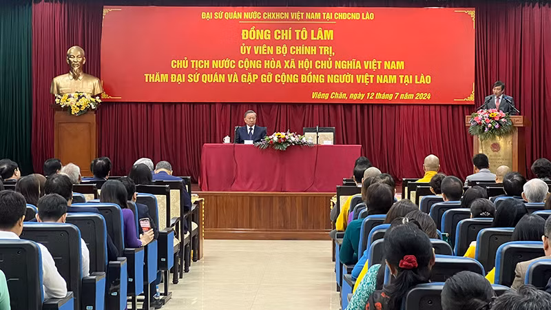 Quang cảnh buổi gặp mặt.