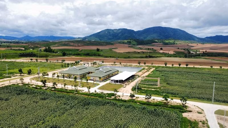 Bộ Công nghệ và Truyền thông Lào đánh giá việc sử dụng thiết bị bay không người lái sẽ góp phần phát triển ngành nông nghiệp của nước này. (Ảnh: Báo Pasaxon)