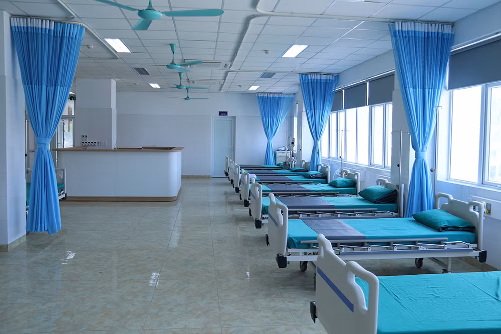 Dự án được xây dựng theo tiêu chuẩn, quy chuẩn hiện hành của Việt Nam và phù hợp với nhu cầu của phía bạn Lào. (Ảnh: Trịnh Dũng)