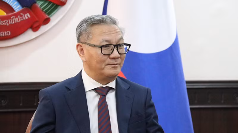 Bộ trưởng Ngoại giao Lào Thongsavanh Phomvihane. (Ảnh: HẢI TIẾN)