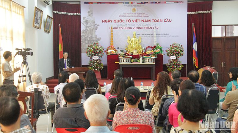 Quang cảnh buổi lễ. (Ảnh: HẢI TIẾN)