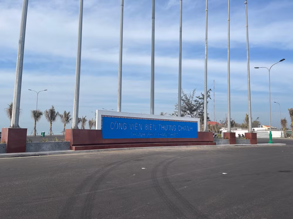 Công viên biển Thương Chánh vừa mới đưa vào sử dụng.