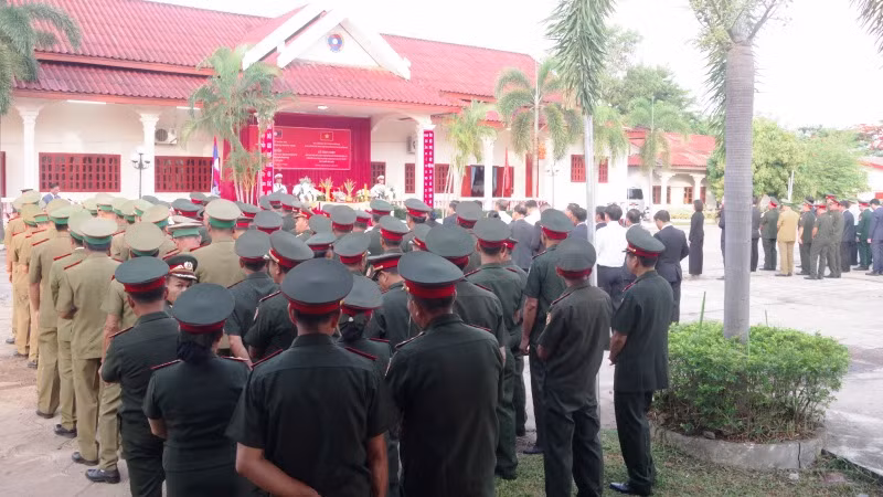 Quang cảnh buổi Lễ truy điệu.