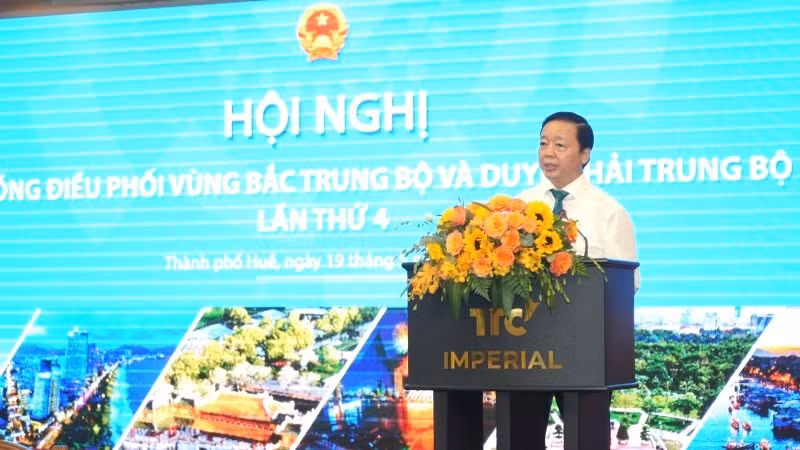 Phó Thủ tướng Chính phủ Trần Hồng Hà phát biểu kết luận tại hội nghị.