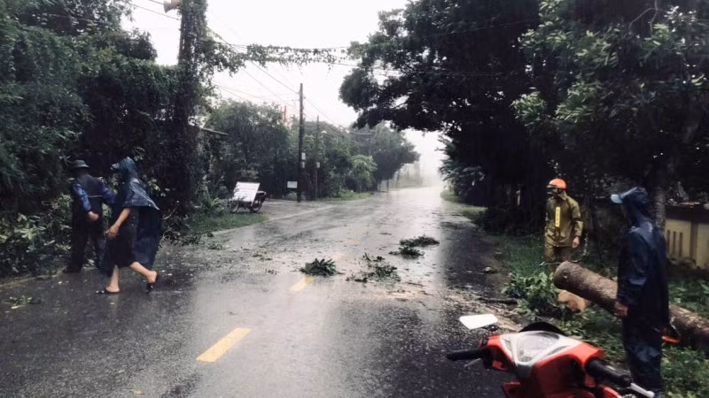 Ban Chỉ huy Phòng chống thiên tai và Tìm kiếm cứu nạn tỉnh yêu cầu người dân trên địa bàn tỉnh kể từ hôm nay không được ra đường nhằm phòng tránh nguy hiểm do mưa bão gây ra.