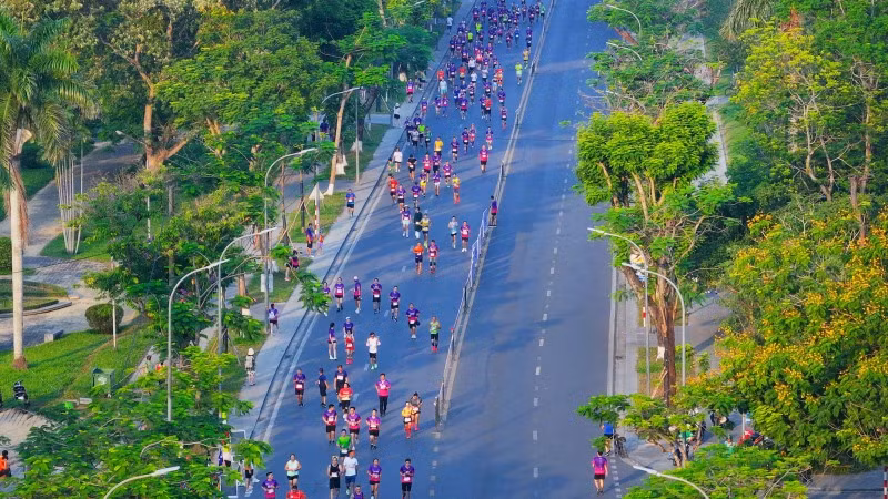 VnExpress Marathon Hue 2025 không ngừng lan tỏa tinh thần thể thao tại Cố đô. (Ảnh: BTC)