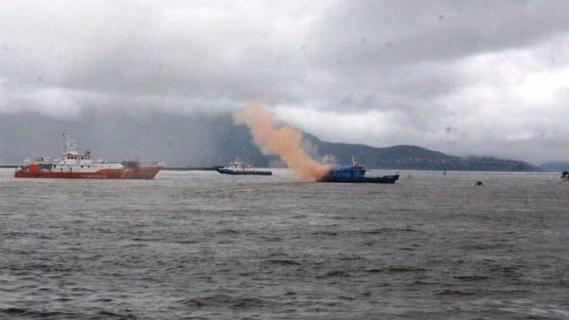 Cuộc diễn tập đã góp phần hoàn thiện hệ thống tổ chức tìm kiếm cứu nạn trong vùng nước cảng biển.