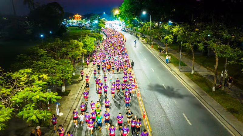 Điểm xuất phát của giải chạy năm nay đặt tại đường Lê Duẩn, khu vực Phu Văn Lâu. (Ảnh: BTC)