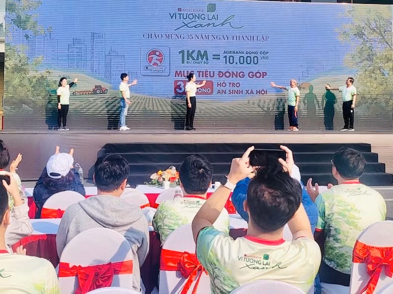 Agribank phát động giải chạy "Vì tương lai xanh"