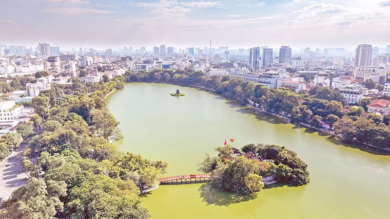 Hà Nội cần phát huy thế mạnh để khẳng định vị thế, vai trò đầu tư dẫn dắt của Vùng Thủ đô. (Ảnh Ðăng Quang) 