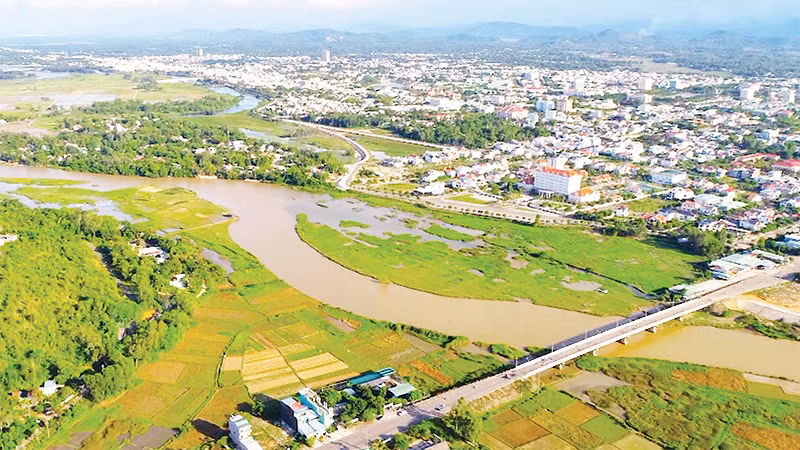 Thành phố Tam Kỳ trồng rừng trong phố hướng đến phát triển đô thị xanh, thông minh. 