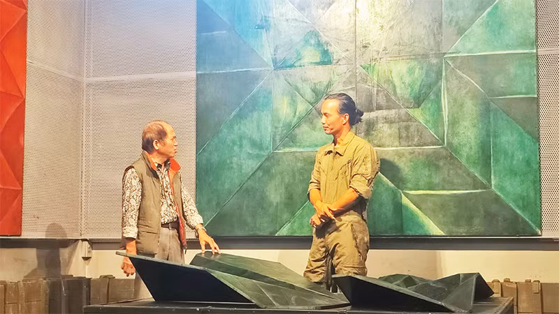 Không gian nghệ thuật của họa sĩ Nguyễn Văn Hè